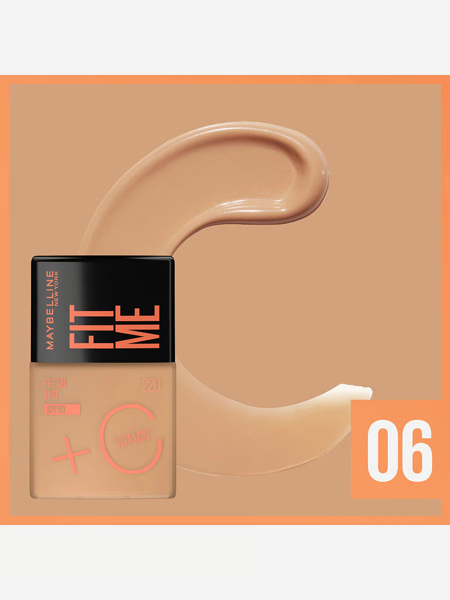 Maybelline - Fit Me Fresh Tint Spf 50 + Vitamin C Foundation