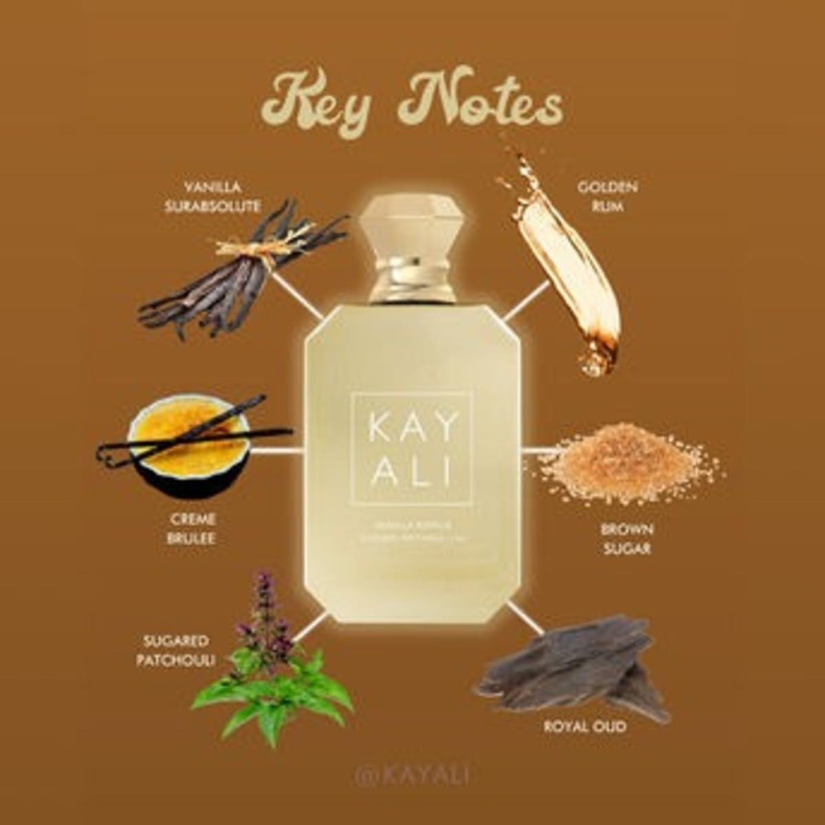 KAYALI Vanilla Royale Sugared Patchouli 64 Intense EDP Perfume for Women 10ml
