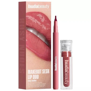 Huda BeautyMake Out Sesh Lip Stain and Lip Gloss Duo