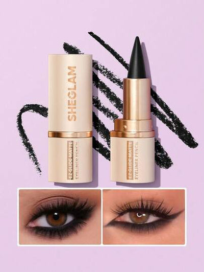 SHEGLAM EZ Glide Matte Eyeliner Pencil Highly Pigmented Black Smoky Eyes