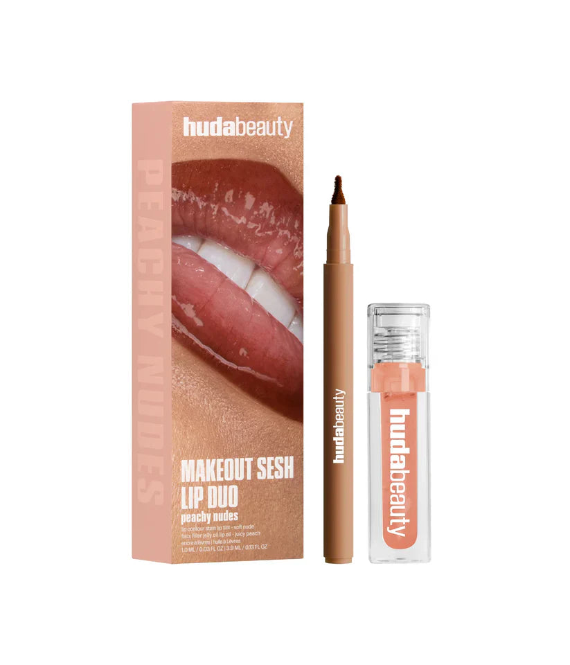 Huda BeautyMake Out Sesh Lip Stain and Lip Gloss Duo