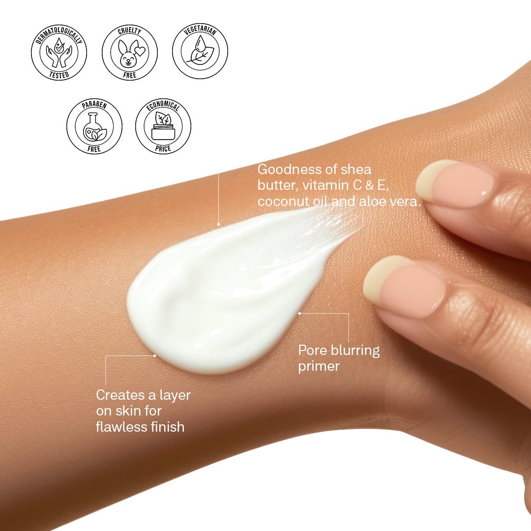 Flicka Silk Touch 3-in-1 Primer Moisturizer with SPF | Pore Blurring
