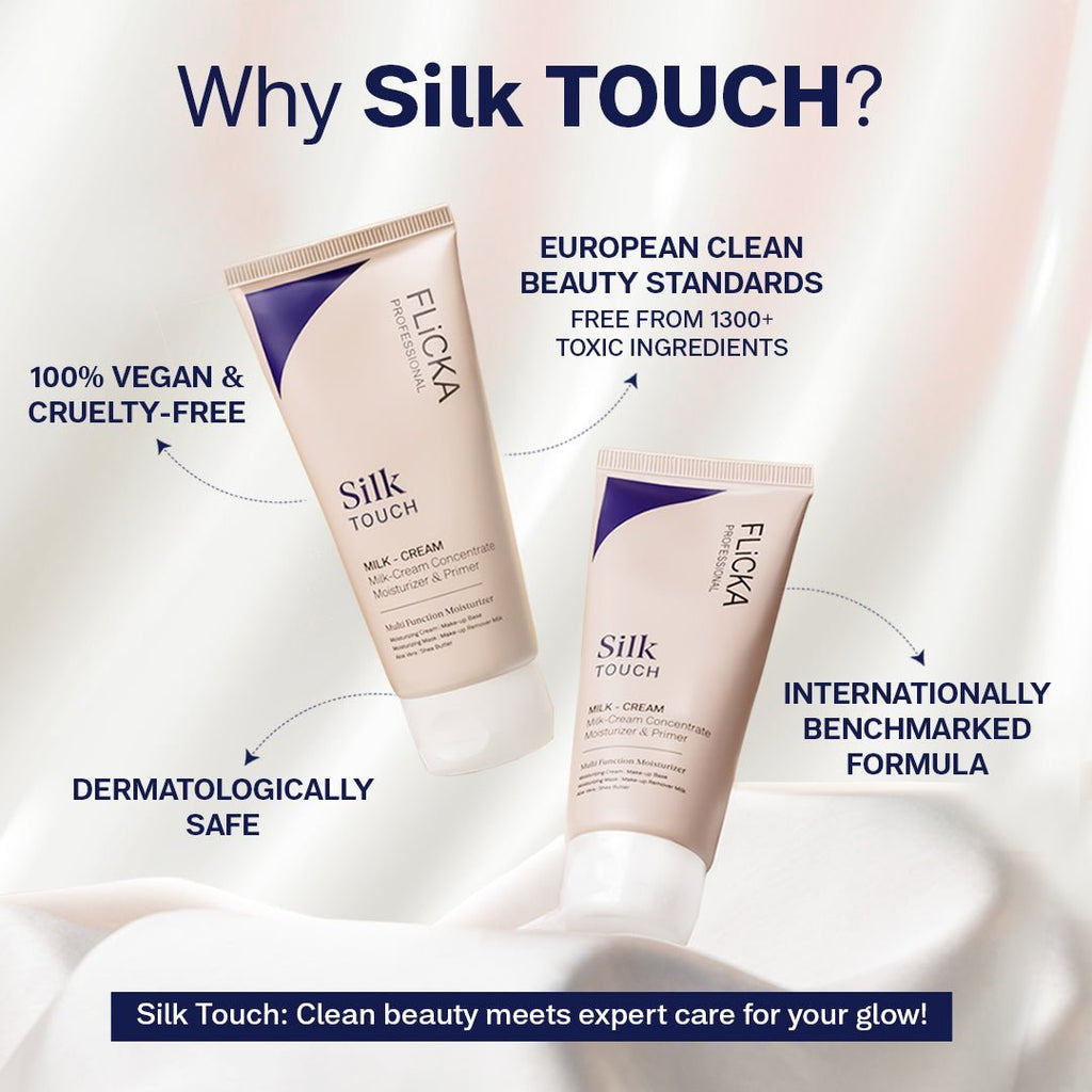 Flicka Silk Touch 3-in-1 Primer Moisturizer with SPF | Pore Blurring