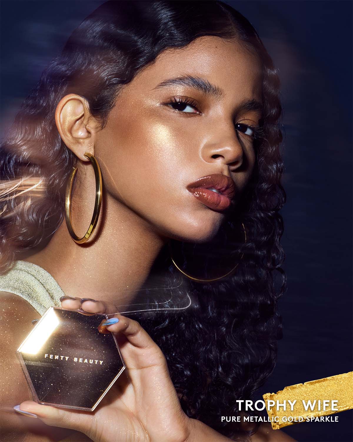 fenty beauty Diamond Bomb All-Over Diamond Veil rose rave